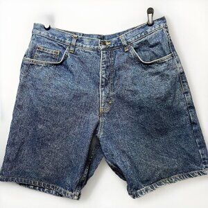 Basic‎ Equipment Mens Denim Shorts Size 36 Blue Cotton Vintage 90s Medium Wash